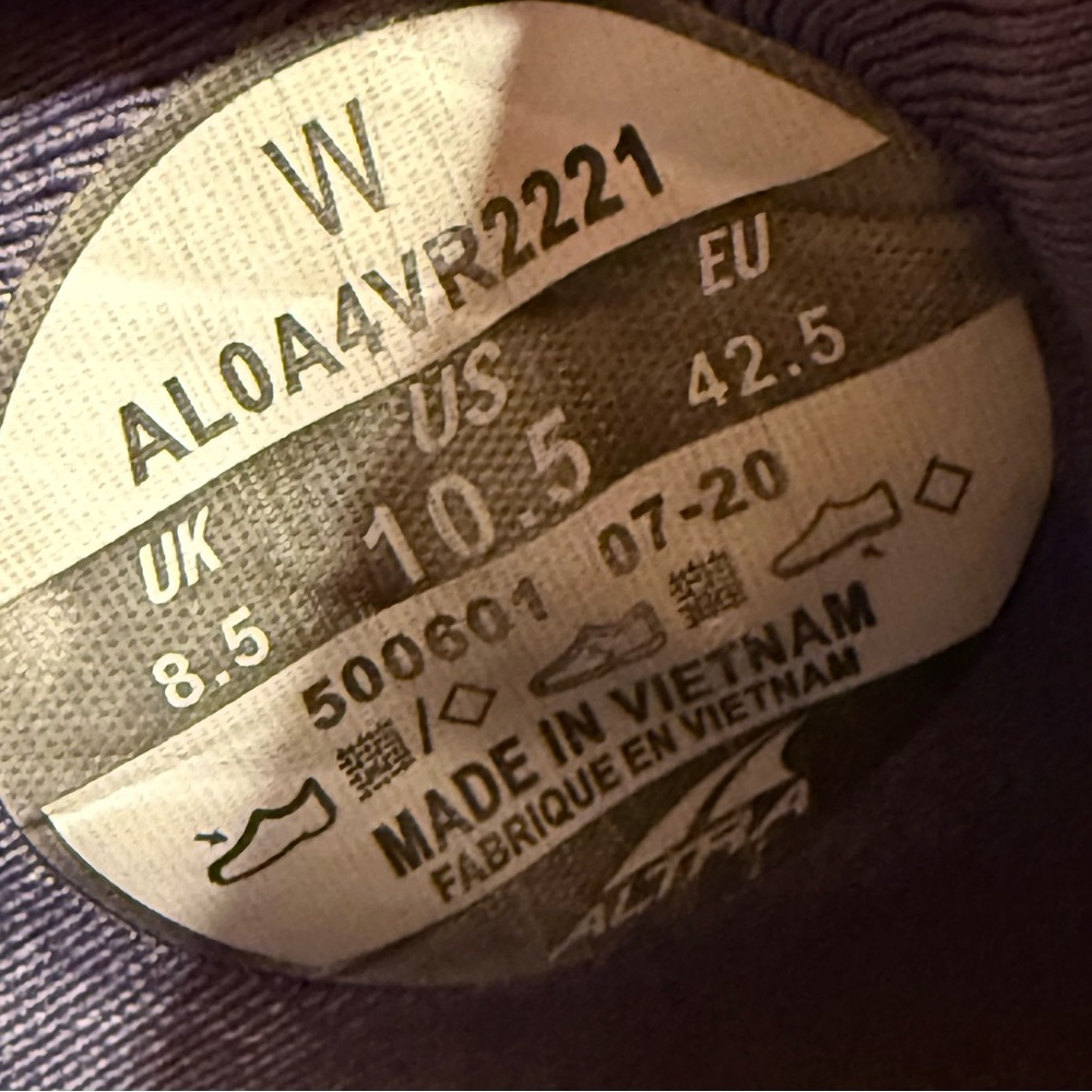 Altra Torin 4.5 Quantic Running Shoes Women’s Sneakers Size 10.5 Grey/Blue - Picture 8 of 11